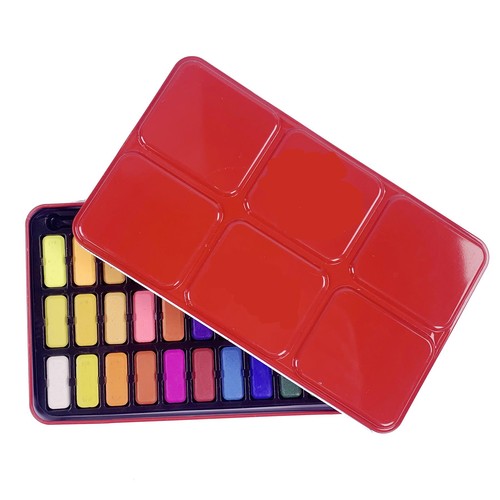 Watercolour tin paint set - watercolour,