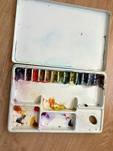 Plastic watercolour paint - watercolour,