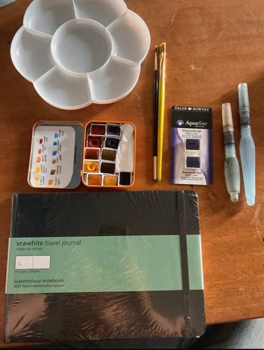 Watercolour sketchbook half - watercolour,