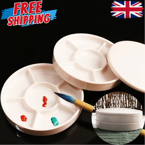 Porcelain round palette - round, with