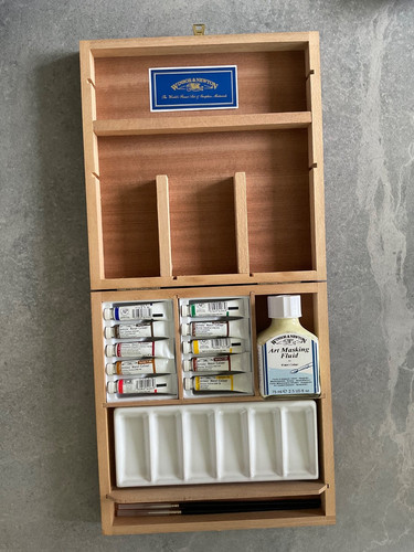 Winsor newton watercolour box - winsor,