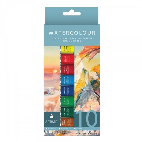 Colour watercolour paint - 10,
