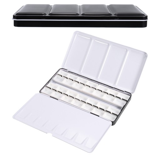 Empty watercolor palette - empty,