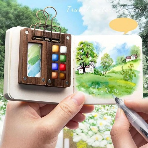 Travel paint set with - set, 15