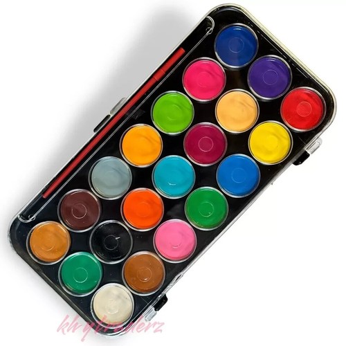 Watercolour paint palette - paint,