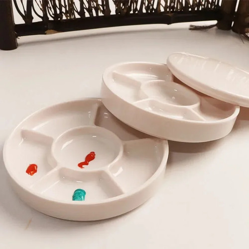 Porcelain round palette - porcelain,