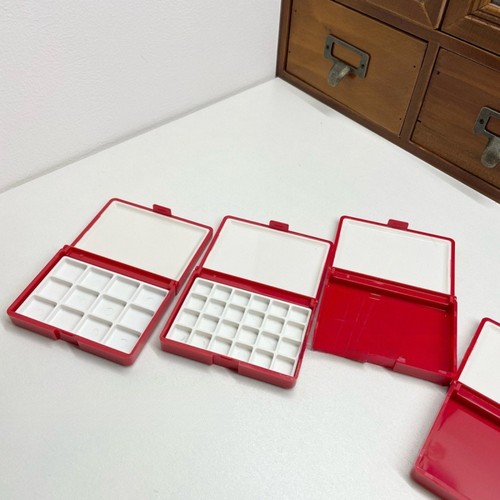 Empty mini watercolor box - watercolor,