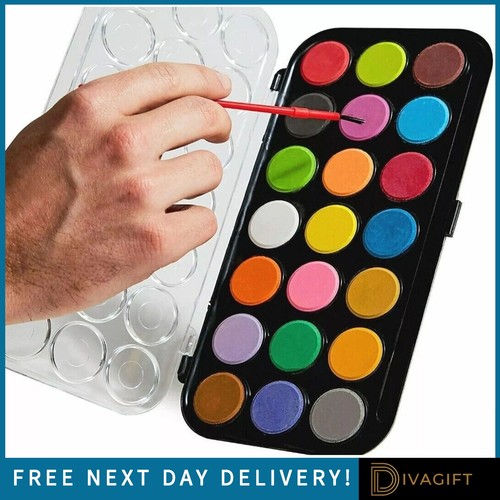 Water colors paint palette - 21,