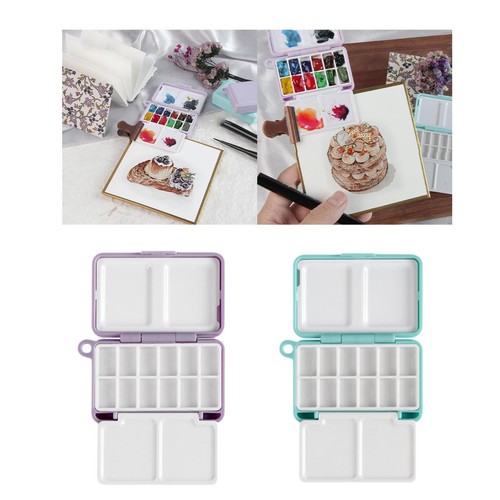 Watercolor palette paint box - watercolor,