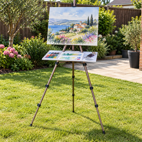 Meeden watercolour plein air - meeden,