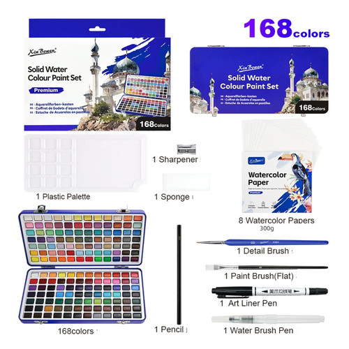 Artist watercolour paint set - watercolour,