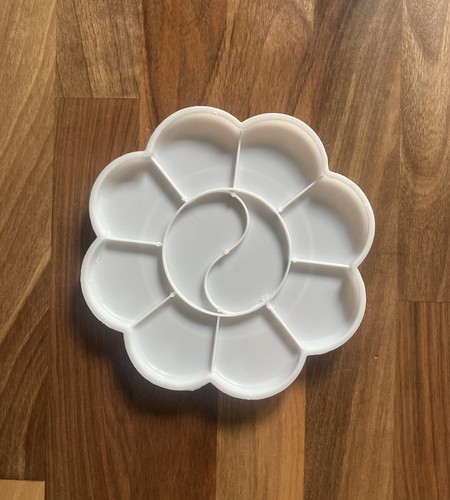 Artists plastic mixing palette - mixing,