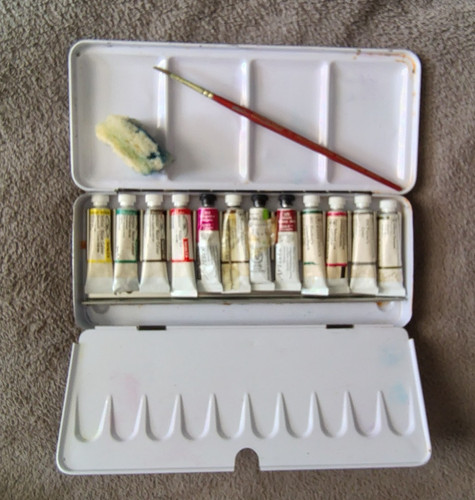 Vintage winsor newton metal - winsor,